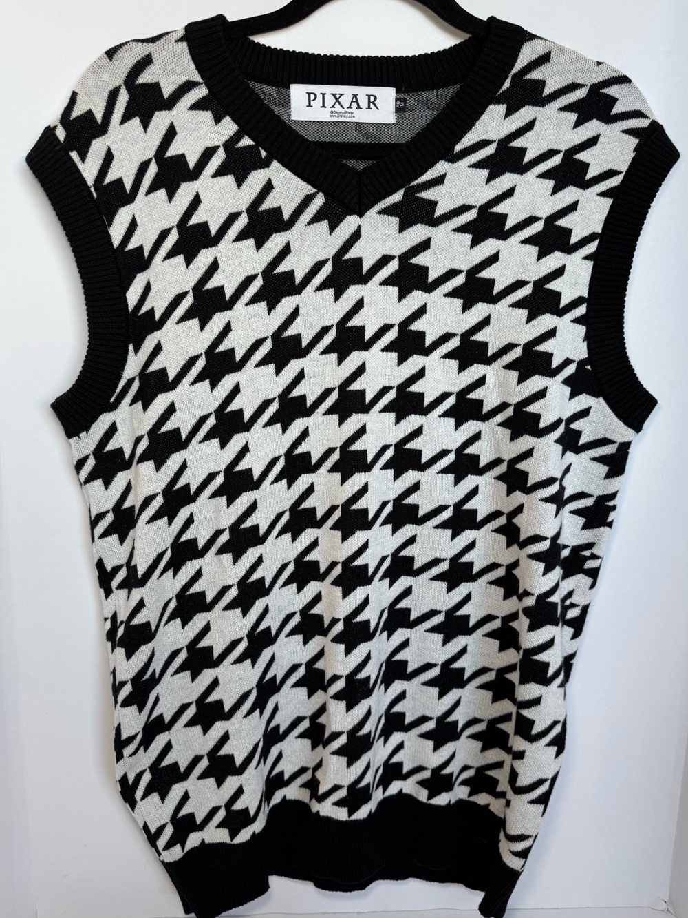 Disney Pixar fear Houndstooth Sweater adult M